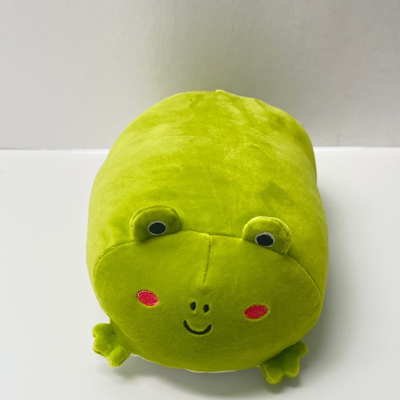 Frog- green, squishy stuffed animal. New. 10” x 6”. Stretchy nylon. Nice gift - Picture 2 of 11